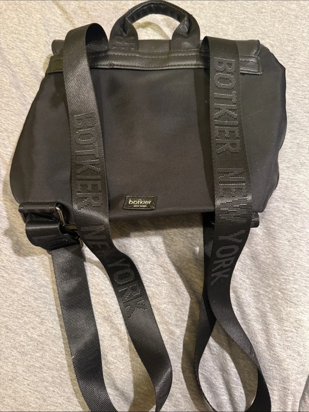 Botkier Black Nylon Convertible Backpack